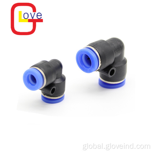 Pneumatic Connector PV L types plastic pneumatic quick connecor Supplier